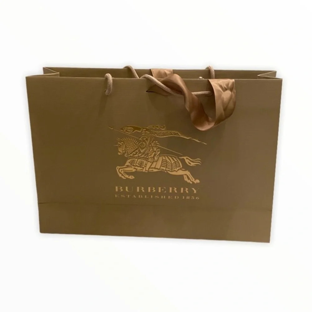 Burberry paper shopping gift bag‎ only empty​